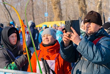 Депутаты на «Лыжне России»